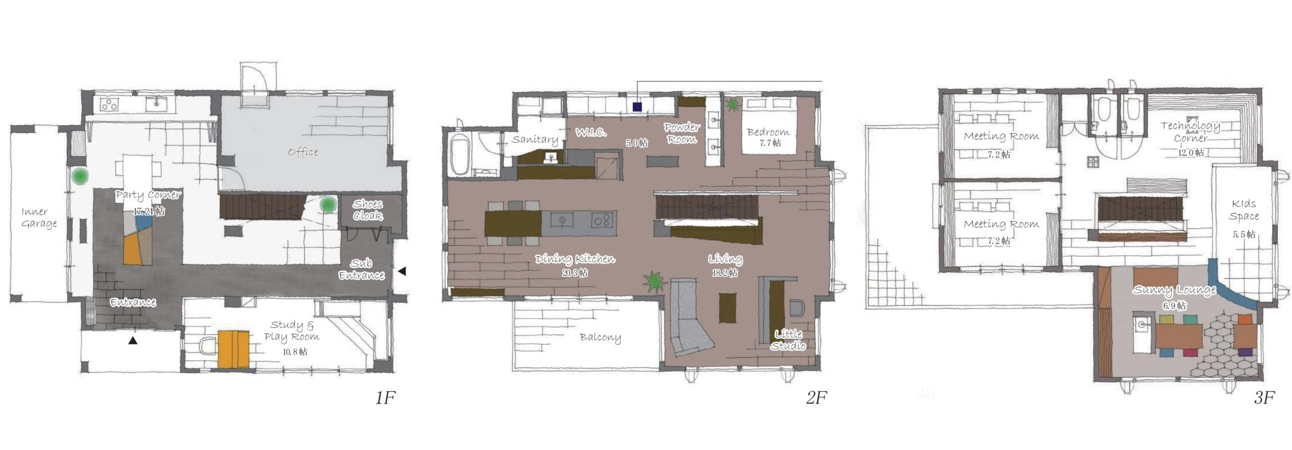 奈良展示場の間取り図